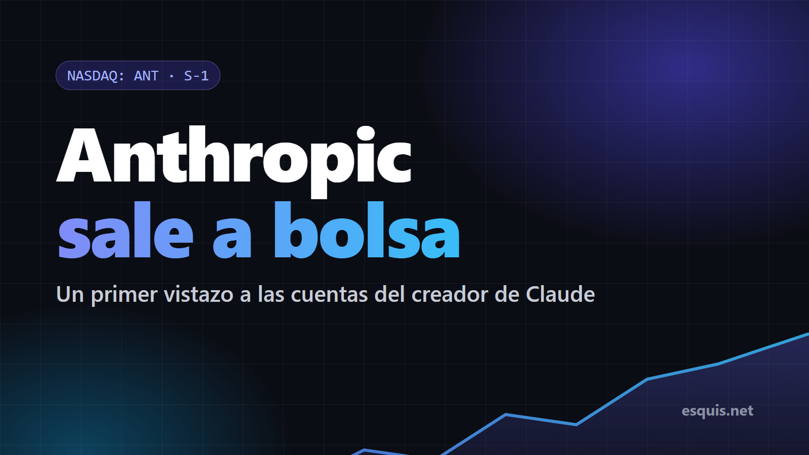Anthropic sale a bolsa: qué revela el primer documento público del creador de Claude